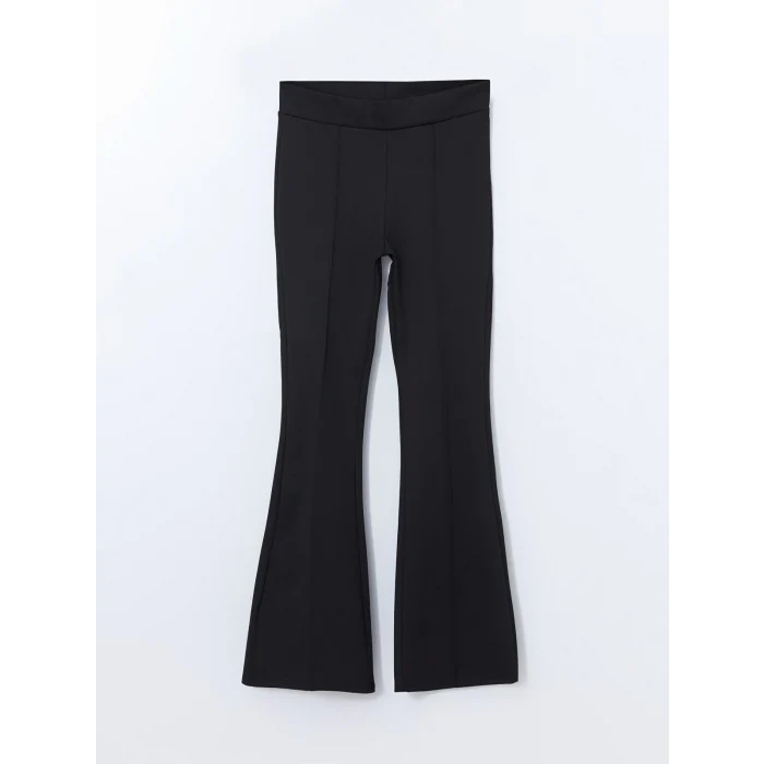 LCWAIKIKI Classic SİYAH Ekstra Dar Fit İspanyol Paça Kadın Tayt Pantolon