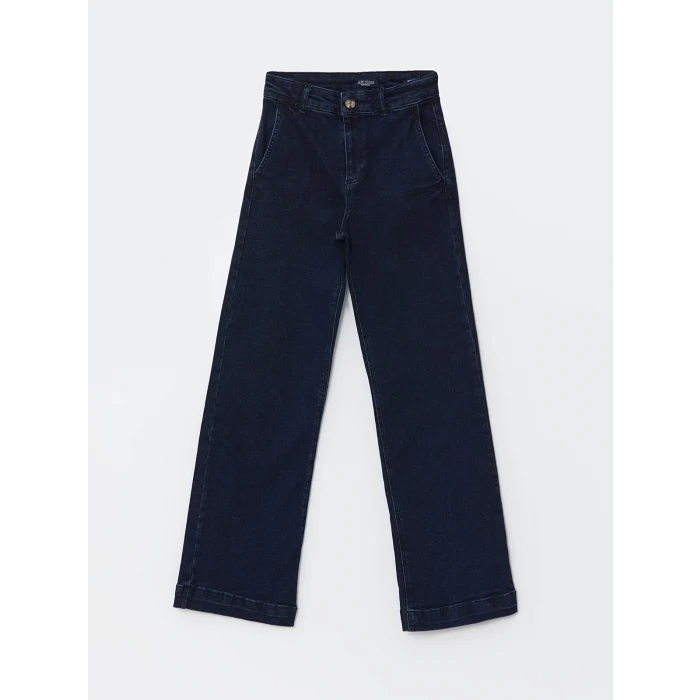 LCW Jeans İNDİGO Wideleg Kadın Jean Pantolon