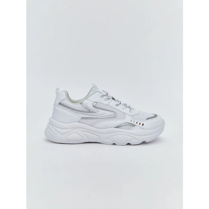 LCW STEPS BEYAZ Bağcıklı Kadın Spor Ayakkabı