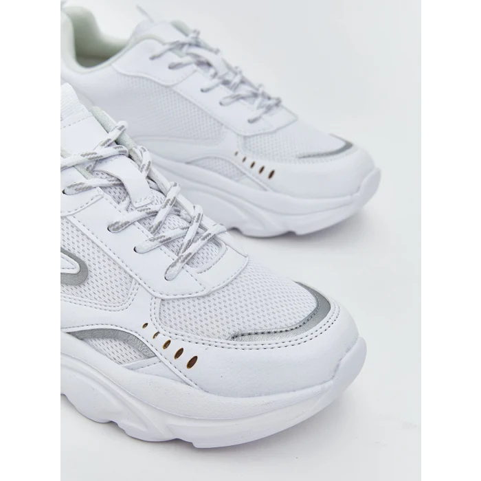 LCW STEPS BEYAZ Bağcıklı Kadın Spor Ayakkabı