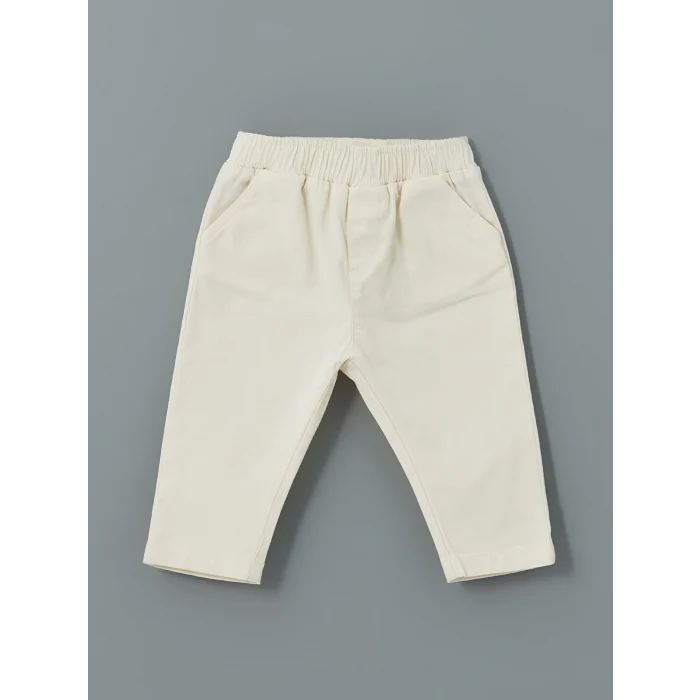 LCW baby MAVİ Hakim Yaka Erkek Bebek Gömlek ve Pantolon 2li