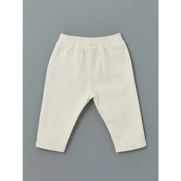 LCW baby MAVİ Hakim Yaka Erkek Bebek Gömlek ve Pantolon 2li