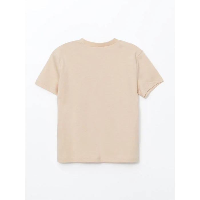 LCW baby BEJ Bisiklet Yaka Erkek Bebek Pijama Takımı