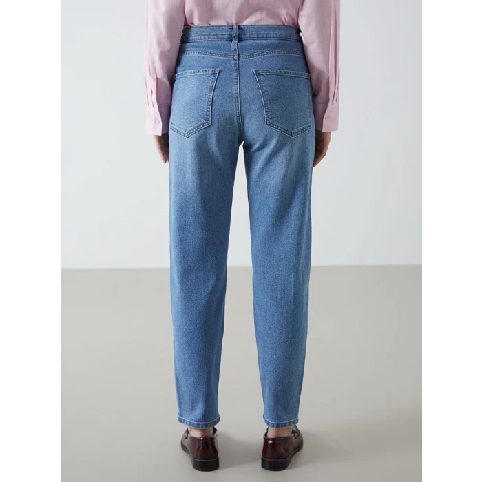 LCW Jeans İNDİGO Mom Fit Kadın Jean Pantolon