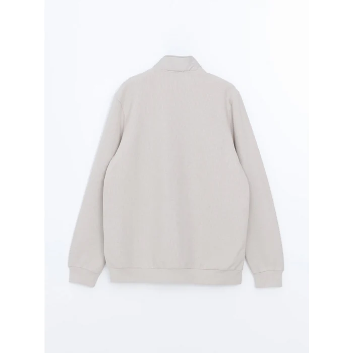 LCWAIKIKI Basic BEJ Standart Kalıp Dik Yaka Erkek Mont