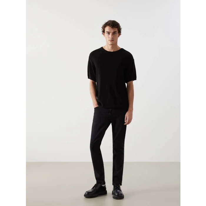 LCW Jeans SİYAH 750 Slim Fit Erkek Jean Pantolon