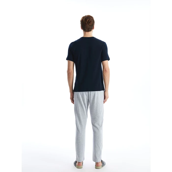 LC WAIKIKI LACİVERT Standart Kalıp Erkek Pijama Takımı