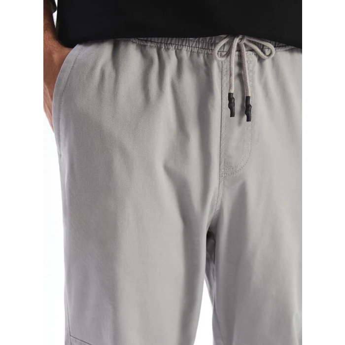 XSIDE GRİ Standart Kalıp Gabardin Erkek Jogger Pantolon
