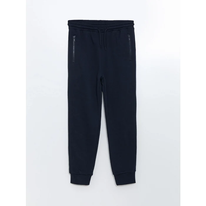 LCW Kids LACİVERT Beli Lastikli Erkek Çocuk Jogger Eşofman Altı