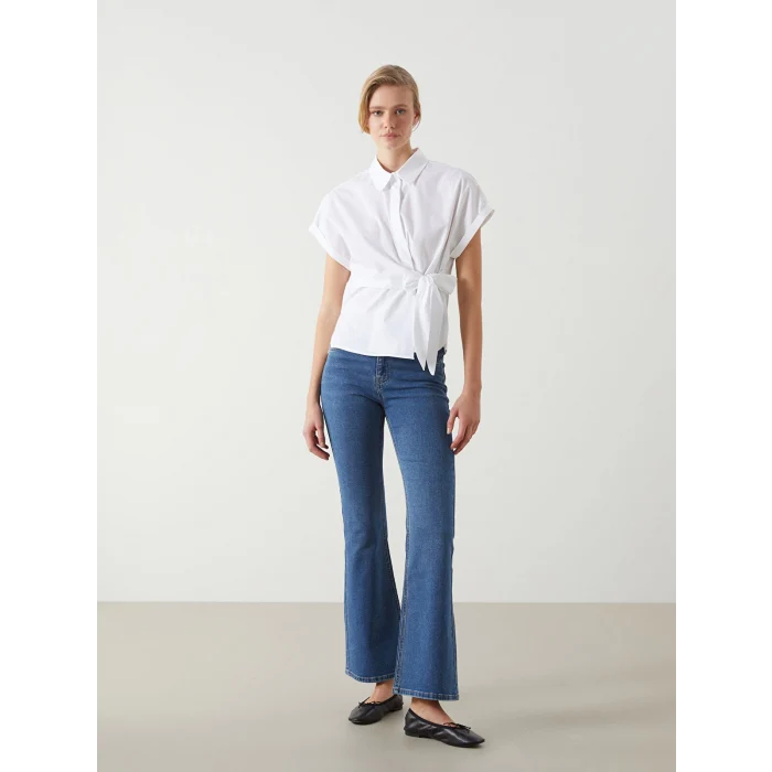 LCW Jeans İNDİGO Mars Flare Kadın Jean Pantolon