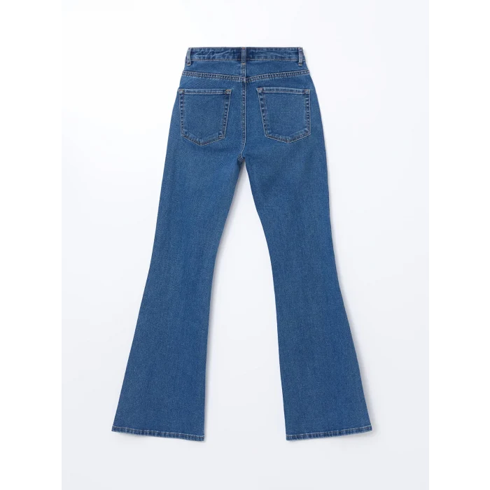 LCW Jeans İNDİGO Mars Flare Kadın Jean Pantolon
