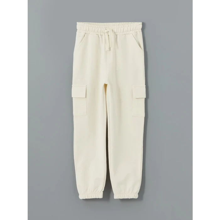 LCW Kids BEJ Beli Lastikli Erkek Çocuk Jogger Eşofman Alt