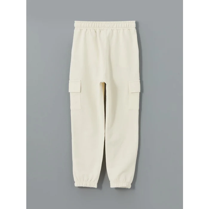 LCW Kids BEJ Beli Lastikli Erkek Çocuk Jogger Eşofman Alt