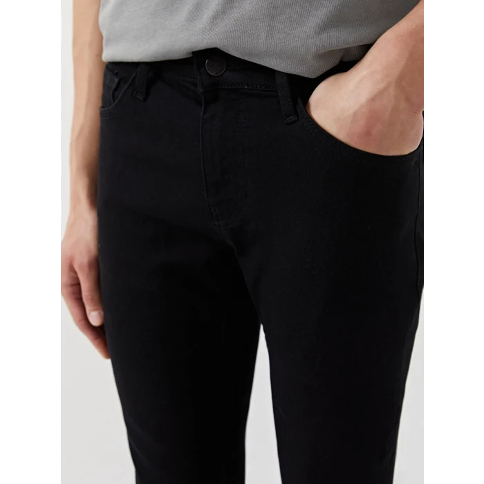 LCW Jeans SİYAH 750 Slim Fit Erkek Jean Pantolon