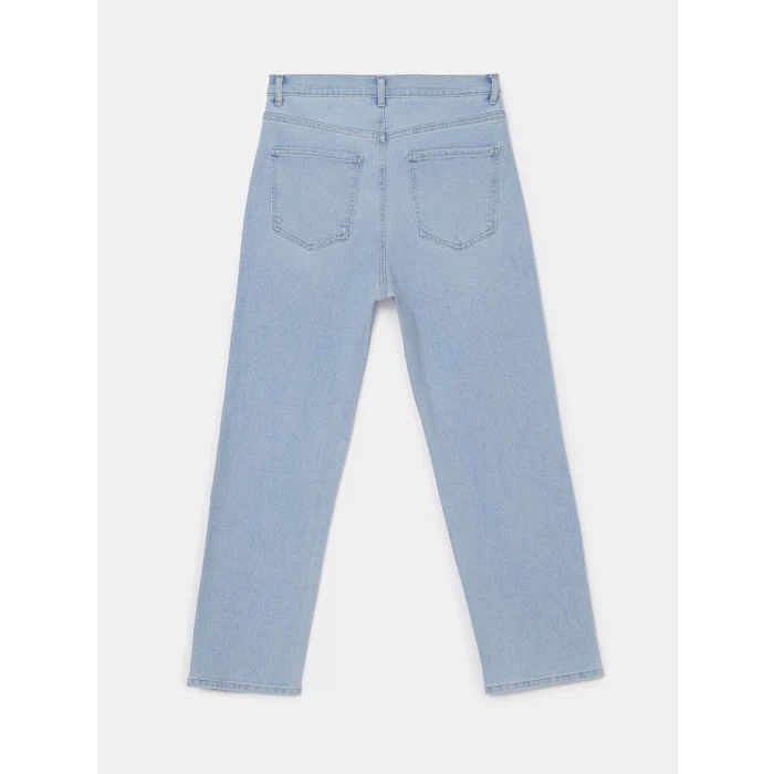 LCW Jeans İNDİGO Straight Fit Kadın Jean Pantolon