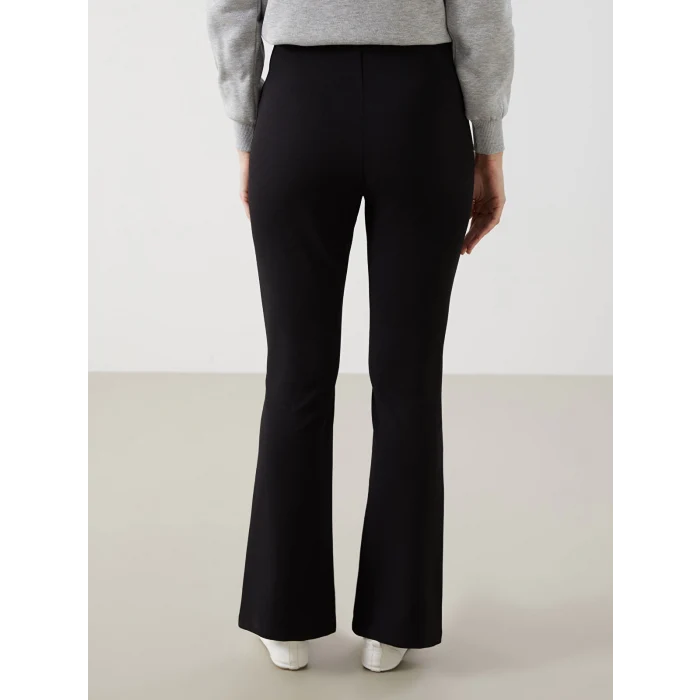 LCW Modest SİYAH Loose Fit Geniş Paça Kadın Pantolon