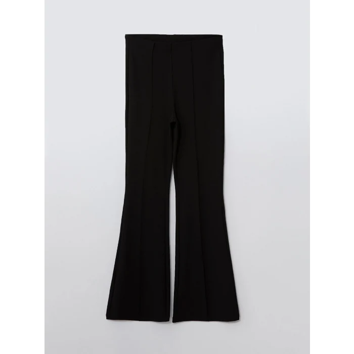 LCW Modest SİYAH Loose Fit Geniş Paça Kadın Pantolon