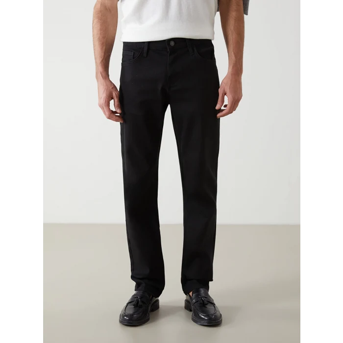 LCW Jeans SİYAH 779 Regular Fit Erkek Jean Pantolon