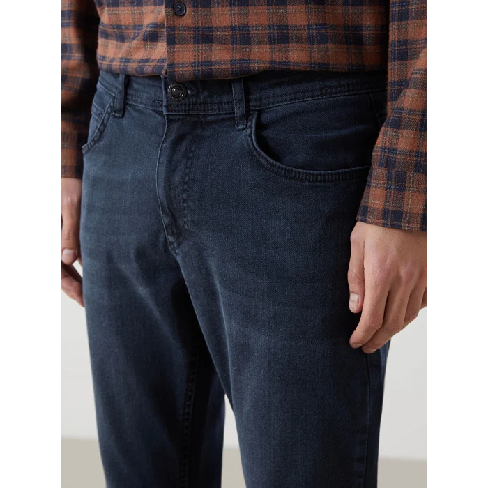 LCW Jeans SİYAH 779 Regular Fit Erkek Jean Pantolon