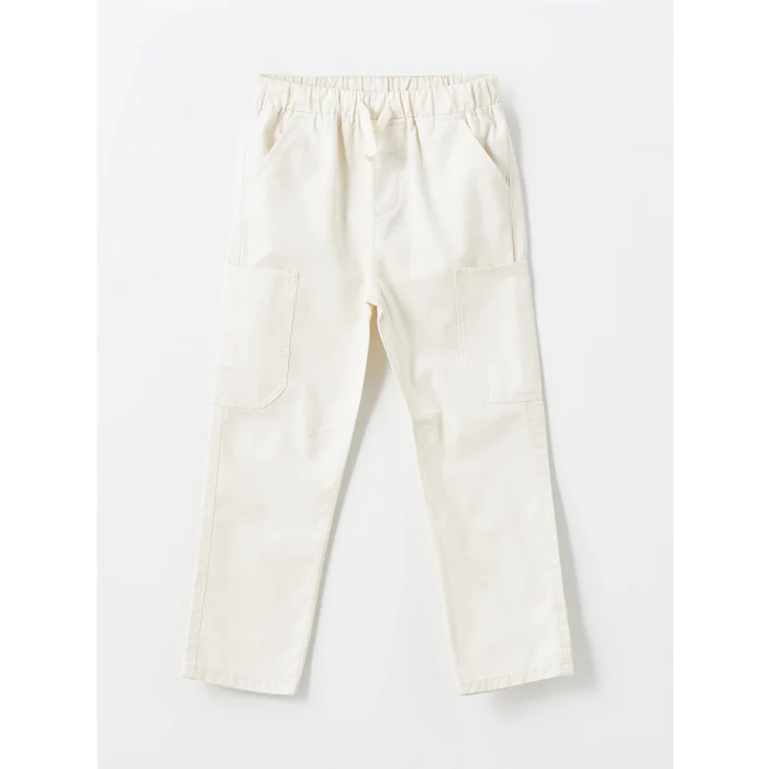 LCW Kids BEJ Beli Lastikli Erkek Çocuk Jogger Pantolon