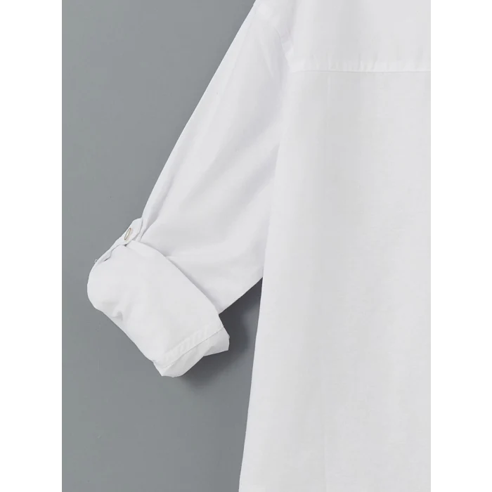 LCW Kids BEYAZ Erkek Çocuk Oxford Gömlek