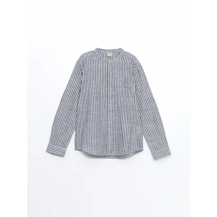 LCW Kids MAVİ Hakim Yaka Erkek Çocuk Gömlek