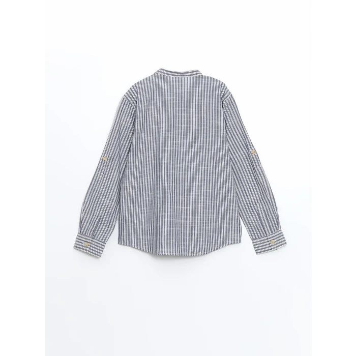LCW Kids MAVİ Hakim Yaka Erkek Çocuk Gömlek