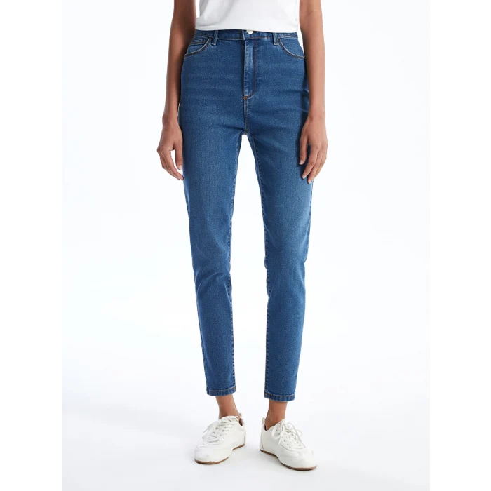 LCWAIKIKI Classic İNDİGO Slim Fit Kadın Jean Pantolon