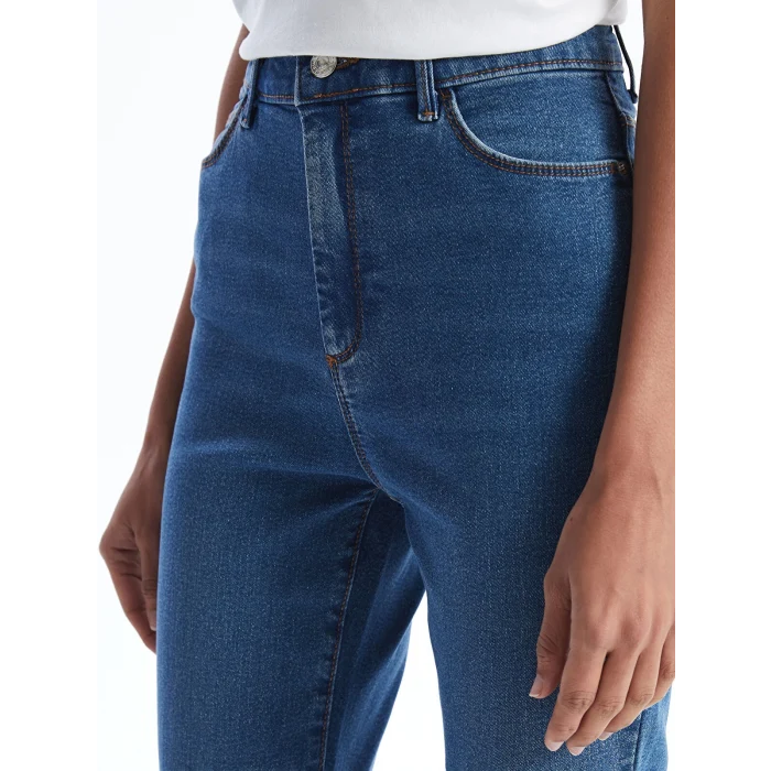 LCWAIKIKI Classic İNDİGO Slim Fit Kadın Jean Pantolon