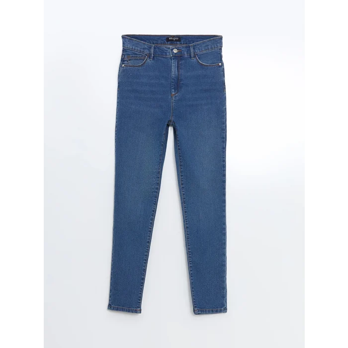 LCWAIKIKI Classic İNDİGO Slim Fit Kadın Jean Pantolon