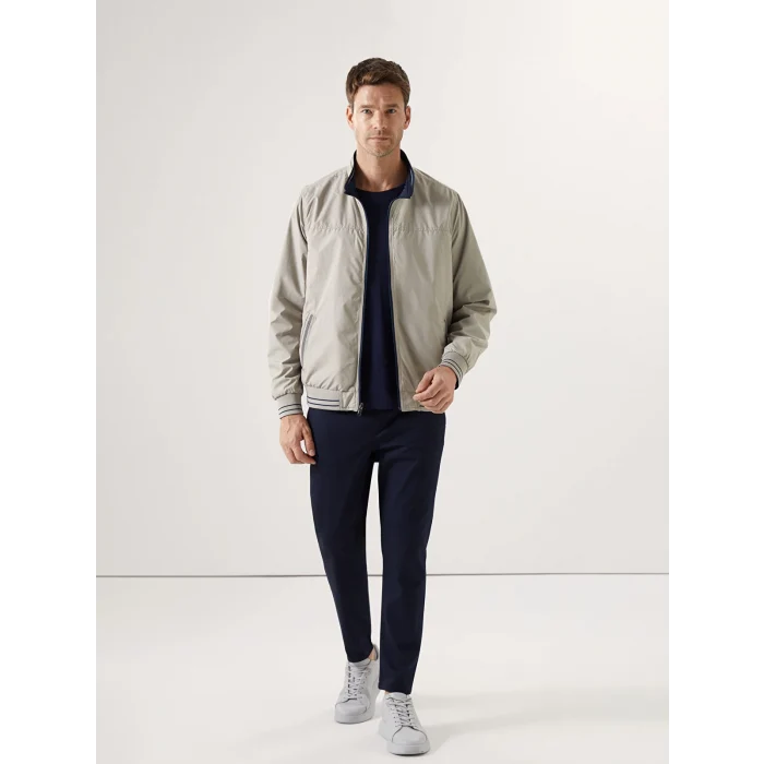 LCWAIKIKI Classic İNDİGO Standart Kalıp Dik Yaka Erkek Orta Kalın Mont