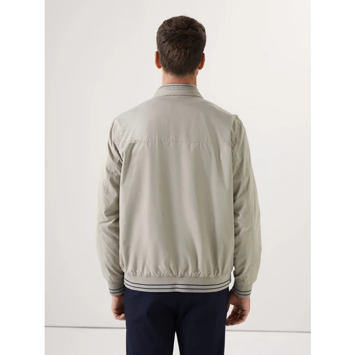 LCWAIKIKI Classic İNDİGO Standart Kalıp Dik Yaka Erkek Orta Kalın Mont