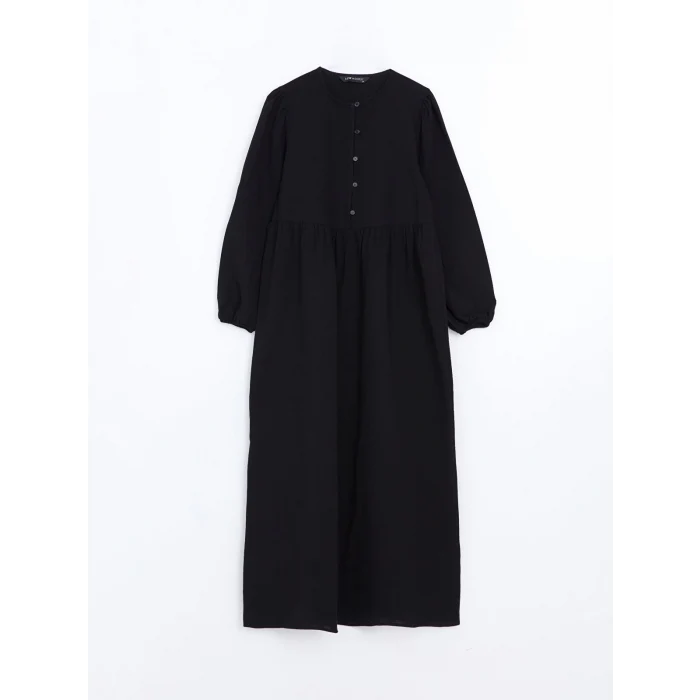 LCW Modest SİYAH Bisiklet Yaka Kadın Elbise