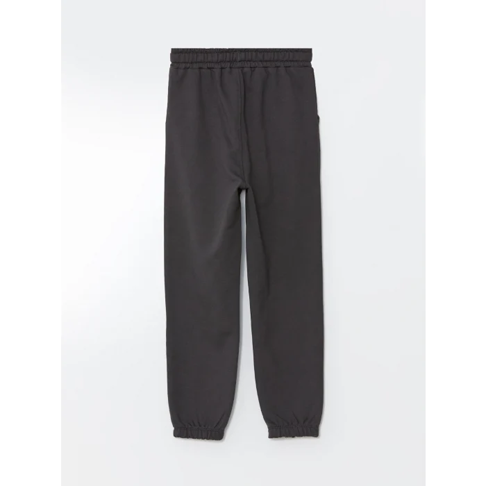 LCW Kids SİYAH Beli Lastikli Baskılı Erkek Çocuk Jogger Eşofman Alt 2li