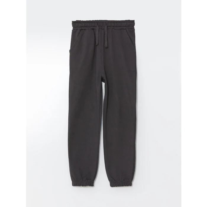 LCW Kids SİYAH Beli Lastikli Baskılı Erkek Çocuk Jogger Eşofman Alt 2li