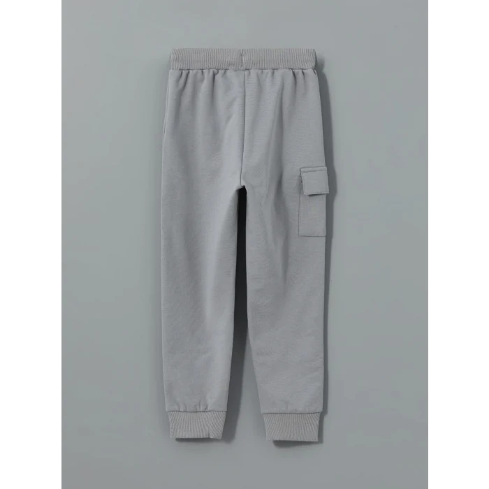 LCW Kids EKRU Beli Lastikli Erkek Çocuk Jogger Eşofman Alt 2li