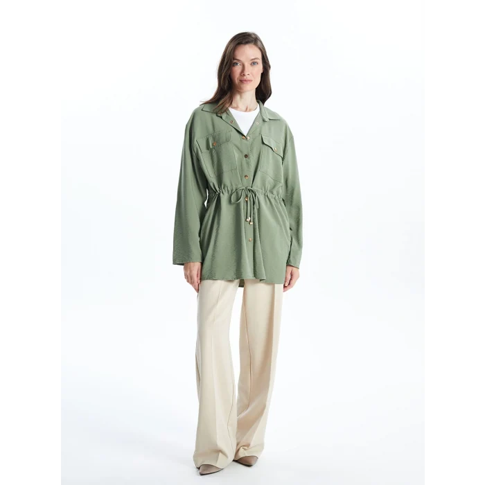 LCW Grace HAKİ Kadın Gömlek Ceket