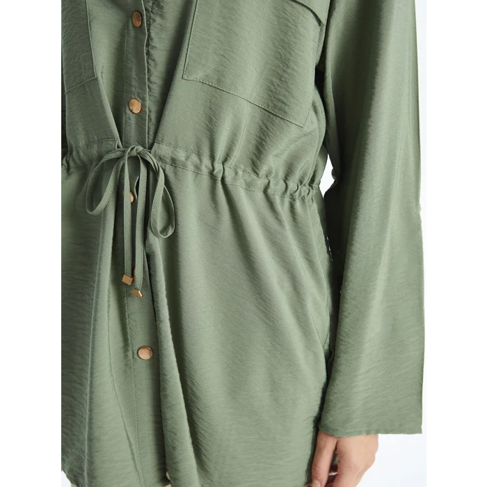 LCW Grace HAKİ Kadın Gömlek Ceket