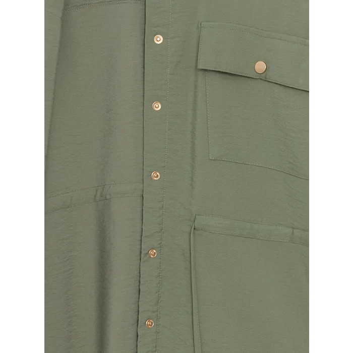 LCW Grace HAKİ Kadın Gömlek Ceket