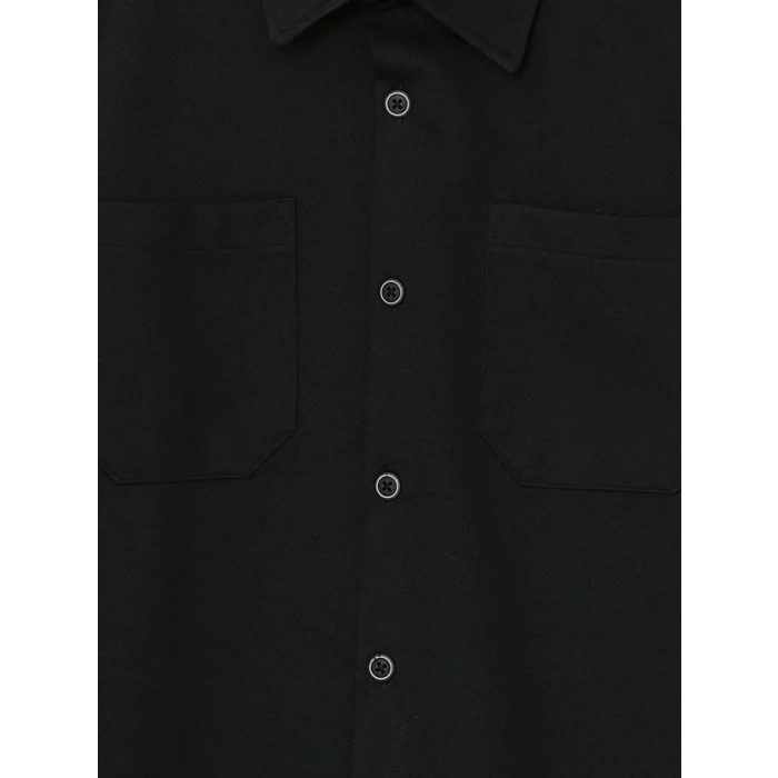 LCW Kids SİYAH Basic Erkek Çocuk Gömlek