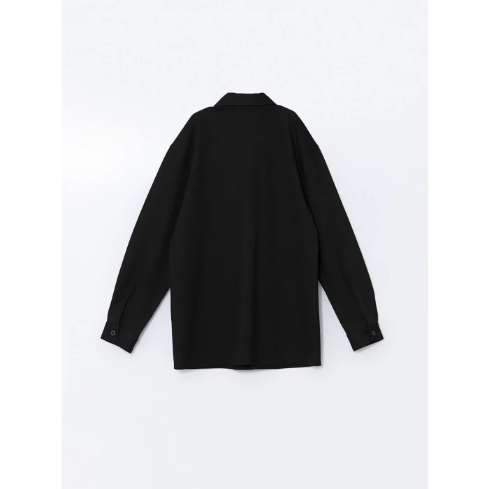 LCW Kids SİYAH Basic Erkek Çocuk Gömlek