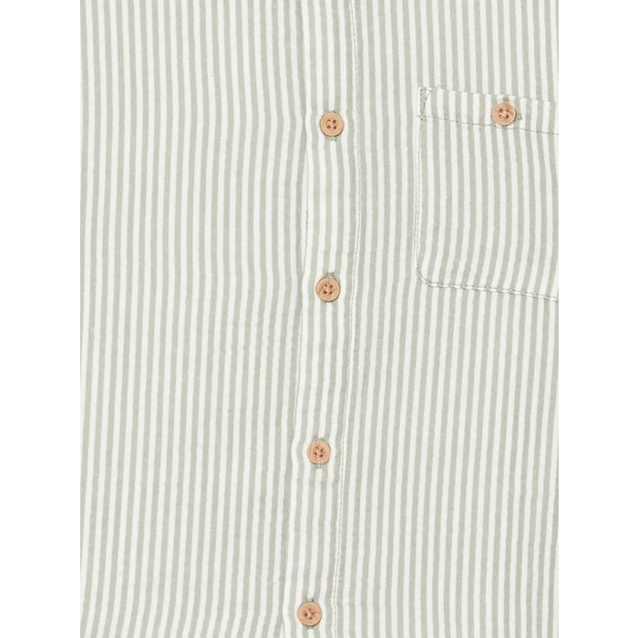 LCW Kids EKRU Hakim Yaka Çizgili Erkek Çocuk Gömlek ve Pantolon 2li