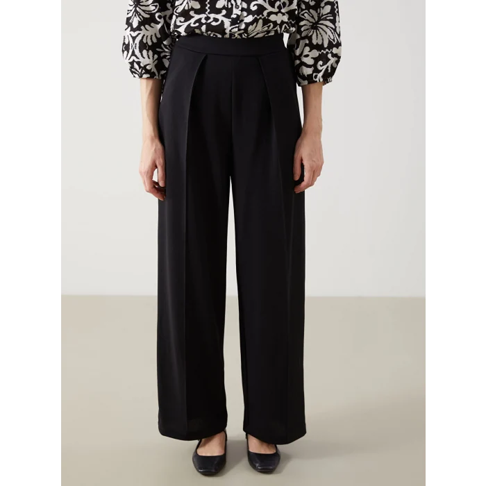 LCWAIKIKI Classic SİYAH Loose Fit Geniş Paça Kadın Pantolon