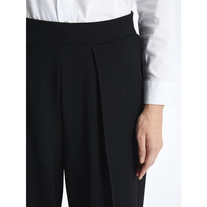 LCWAIKIKI Classic SİYAH Loose Fit Geniş Paça Kadın Pantolon