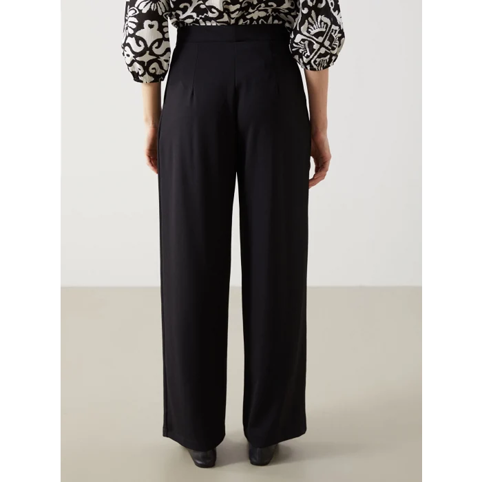 LCWAIKIKI Classic SİYAH Loose Fit Geniş Paça Kadın Pantolon