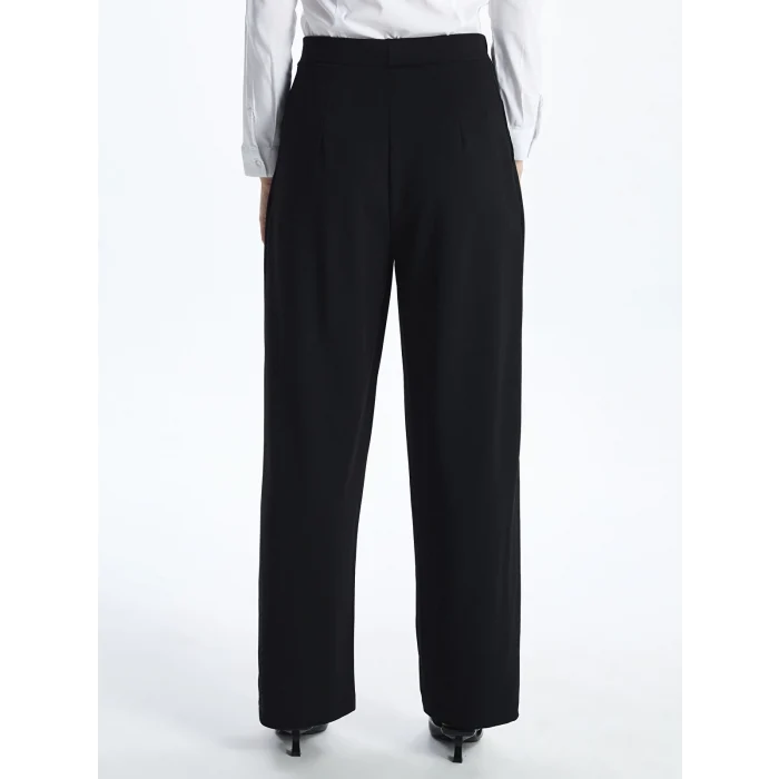 LCWAIKIKI Classic SİYAH Loose Fit Geniş Paça Kadın Pantolon