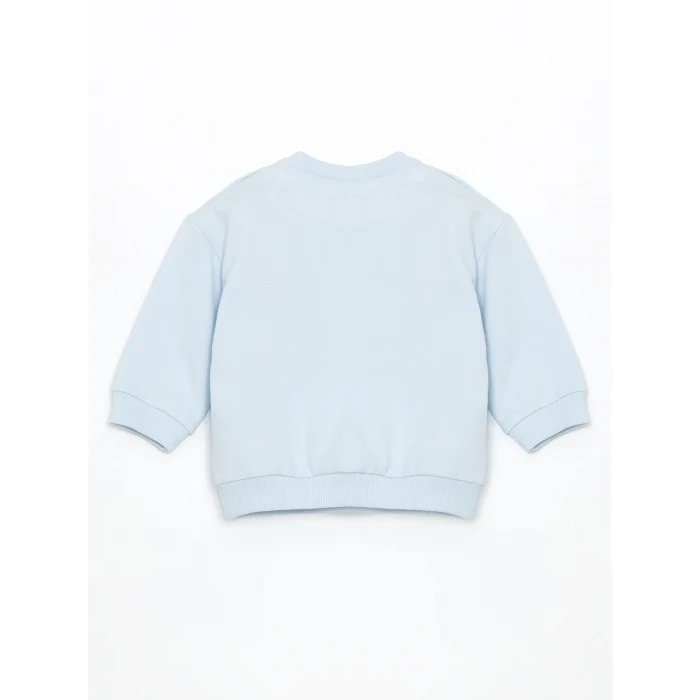 LCW baby MAVİ Erkek Bebek Sweatshirt ve Pantolon 2li