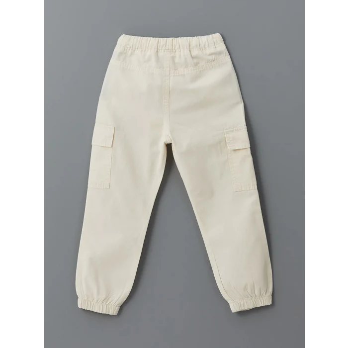 LCW Kids BEJ Beli Lastikli Erkek Çocuk Jogger Pantolon