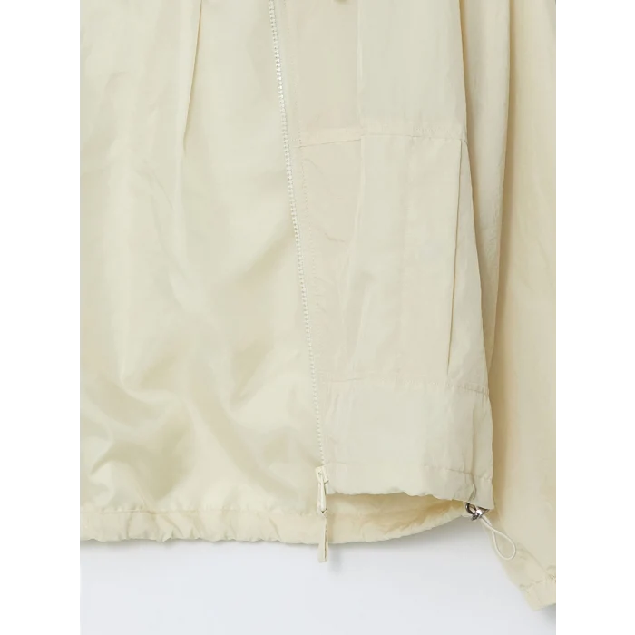 LCW Vision BEJ Kapüşonlu Kadın Yağmurluk