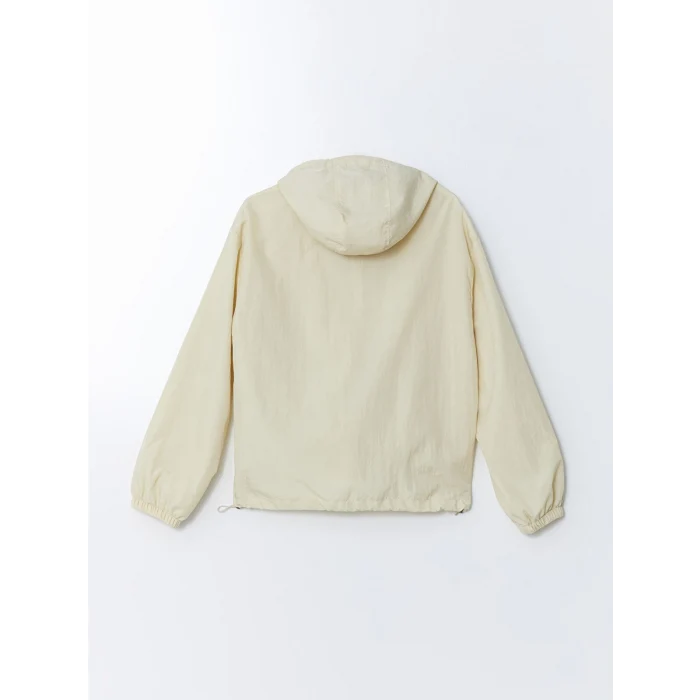 LCW Vision BEJ Kapüşonlu Kadın Yağmurluk